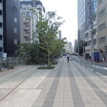 渋谷川遊歩道起点