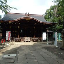 渋谷氷川神社拝殿