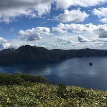 大観峰から摩周湖を望む