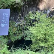 七つの池が連続してできた池