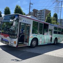 珍しいノッテちゃんのラッピングバス