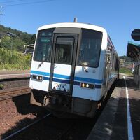 出雲市駅から益田行に乗車し鎌手駅で下車