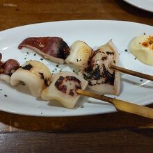 イカ焼き串