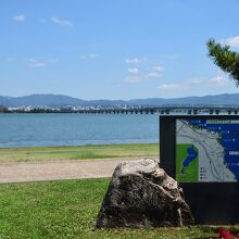 大津湖岸なぎさ公園の景色