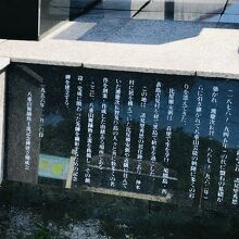 石碑の案内文