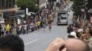 出雲大社前のにぎやかな通り