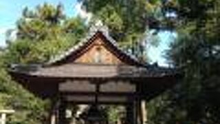 不思議な鳥居の有る神社