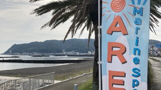 透明度が高い海岸です