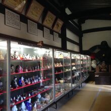 展示されていた色々な“おかめ”