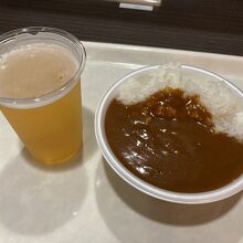 ウエルカムドリンク&カレー