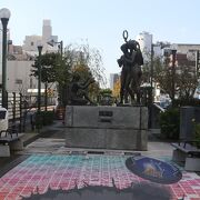 熊谷駅の近くの川です。川沿いに遊歩道になっています