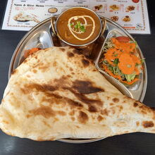 定番のチキンカリー750円