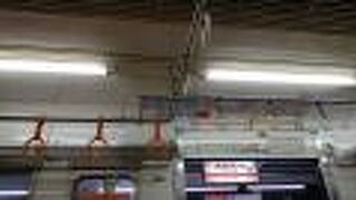 平日の21時台に、名古屋行の快速列車に乗車