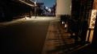 中町地区の、灯りストリート開催期間中に訪問