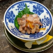 ゆずタコのつまみ