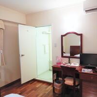 荷物を広げるスペースあります