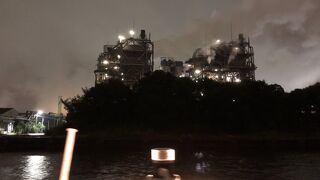 京浜工場夜景とみなとみらいクルーズに乗りました。