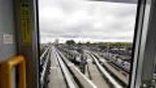 高いところを走ります