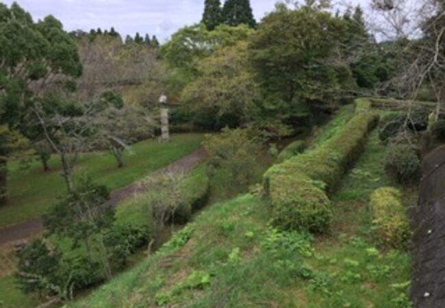 アップダウンに富んだ公園