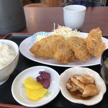 お店一押しのアジフライ定食