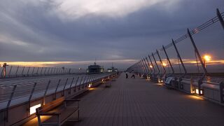 夕焼け空を飛んでいく飛行機を見れました