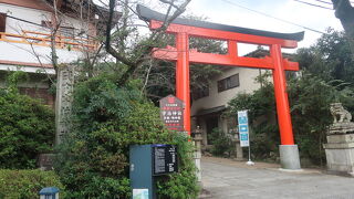 宇治川沿いの真っ赤な鳥居から入りました。