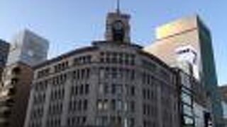 時計塔は銀座のシンボル