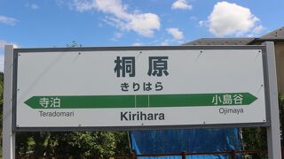 水田の中の小さな駅