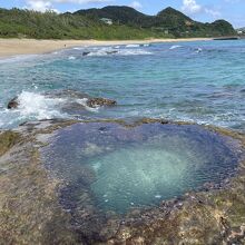 波が引いて、風がない時がシャッターチャンスです！