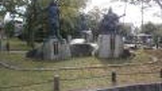 桶狭間の戦いの舞台となった場所に整備された公園