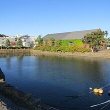 北運河の北詰め