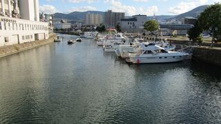 昔の小樽運河の雰囲気が残る地区