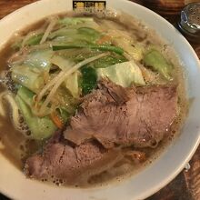 濃菜麺とオススメの魚粉