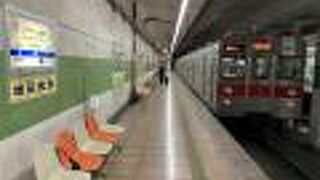 昭和の地下鉄の駅という雰囲気