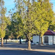 川崎大師の裏手にある広い公園