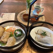 3種の春巻き