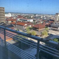 お部屋から見る山代温泉の景色