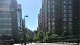 東京築地周辺の大通り