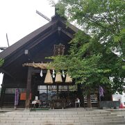 小樽駅近くの神社