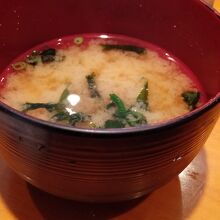 みそ汁付き