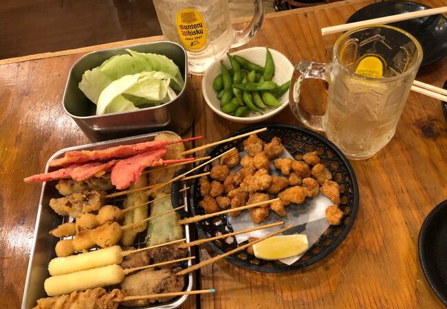 コロナ禍、一年ぶりのおいしい串カツを食べに行ってきました。