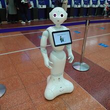 AI ロボットと目が合っちゃった！