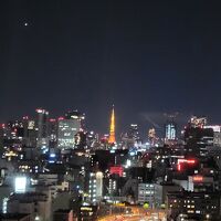 ラウンジからは東京タワーが見えました
