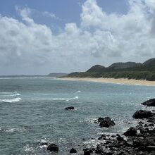 美しい海が見えました！