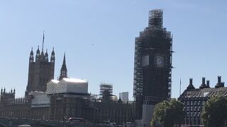 ビッグ・ベンは工事中でした