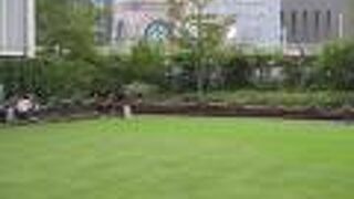 銀座三越の屋上にあるテラス