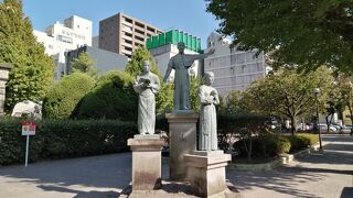 ザビエル来航400年の記念公園