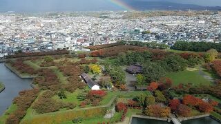 虹も綺麗に見えました。