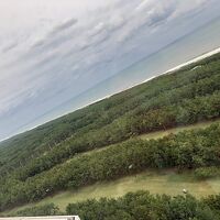 ゴルフコースを眼下にしてオーシャンビュー。　最高の眺望です。