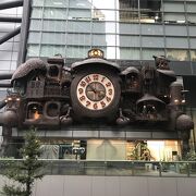 汐留日テレのシンボル大時計